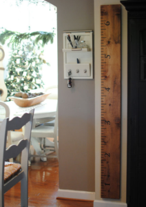 This oversized ruler growth chart is a clever way of detailing a space and it's only $69.95.