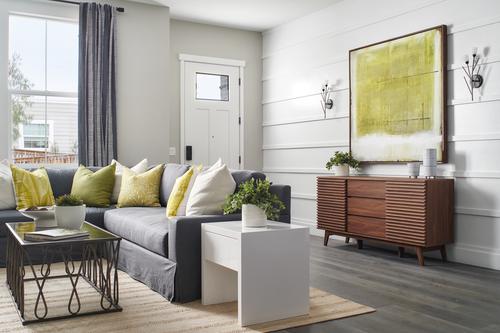 living room at Plan One at Compass Bay by Dover