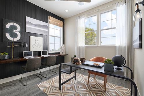 office space in the Plan Four at Dover at Compass Bay by Trumark Homes
