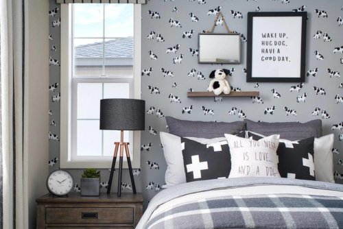 dog themed kid’s bedroom by Chameleon Design