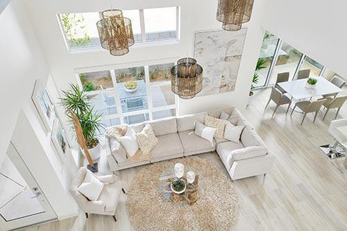 SoCal MAME Awards, Finalist, Best Interior Merchandising of an Attached Home for The Que at Vibe - Plan 2, Priced under $750,000 in Palm Springs, CA, By Woodbridge Pacific Group