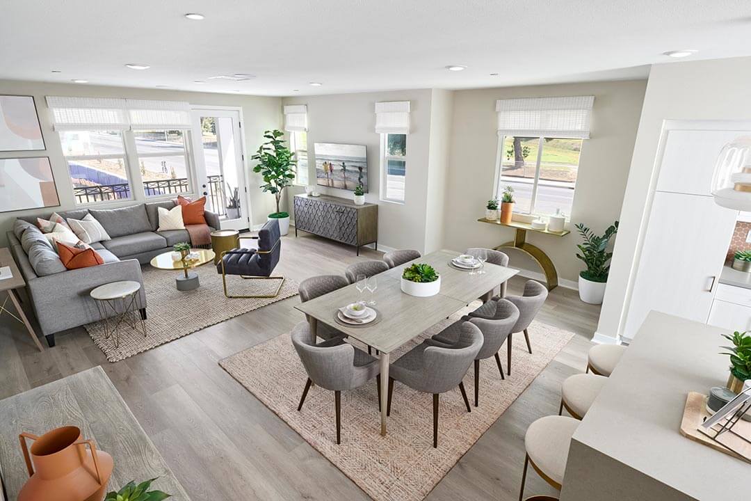Townes at Magnolia - Plan 4 was award the Best Interior Merchandising of a Detached Home Plan Priced $750,000 and Above at the 2022 SOCAL MAME Awards
