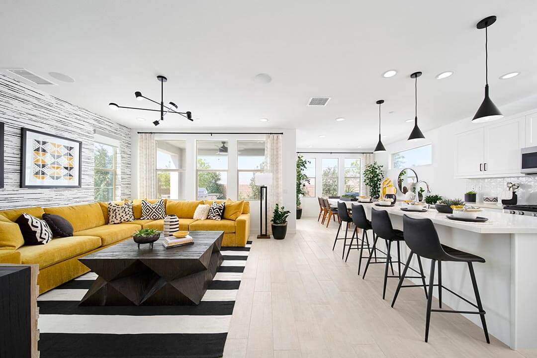 Nova at University Park - Plan 2 was a finalist for Best Interior Merchandising of a Detached Home Plan Priced $600,000-$900,000 at the 2022 SOCAL MAME Awards