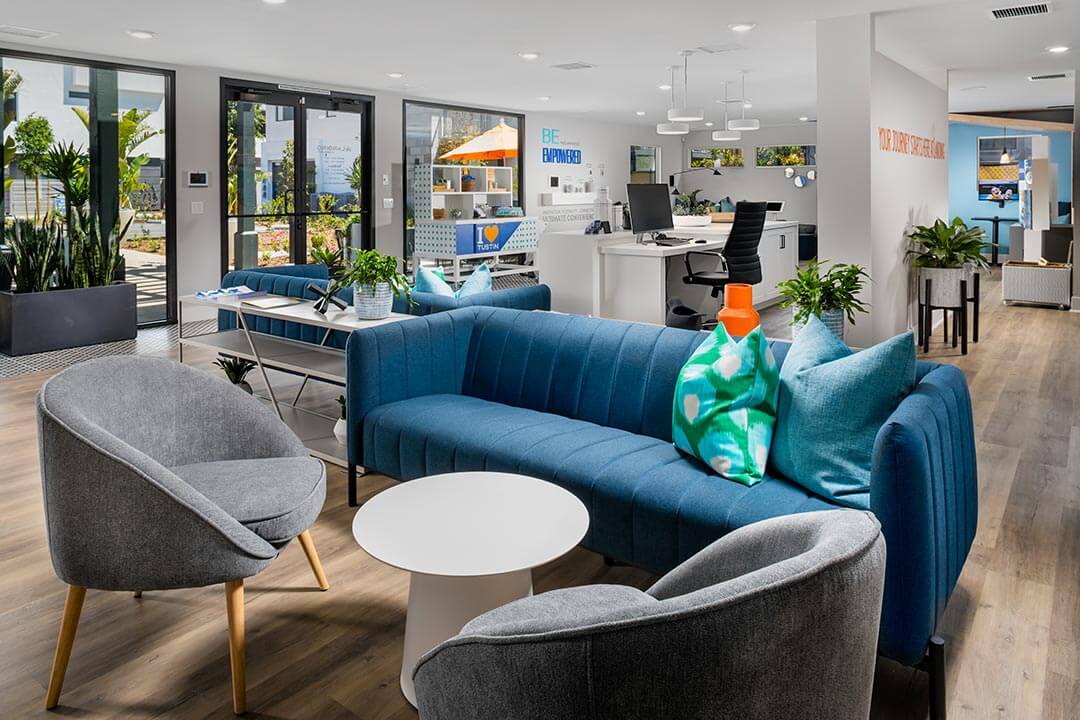 The Landing at Tustin Legacy for Brookfield Residential was a finalist for Best Sales or Leasing Office at the 2022 SOCAL MAME Awards