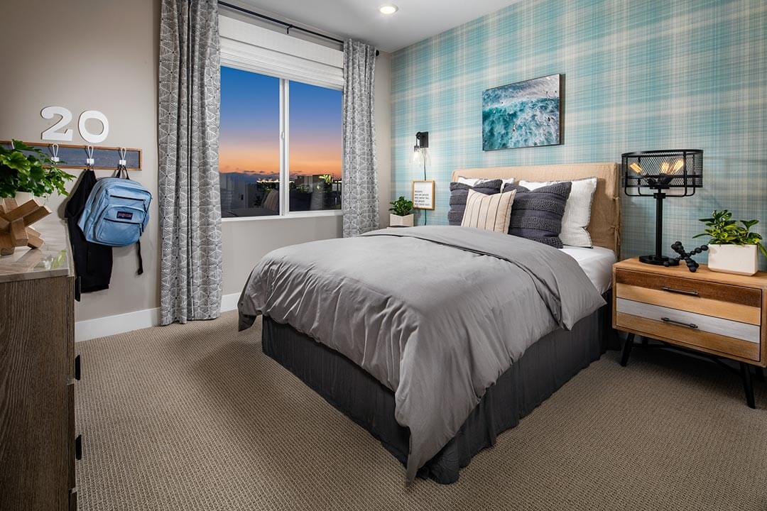 Terra at The Landing at Tustin Legacy - Plan 6 was a finalist for Best Interior Merchandising of an Attached Home Plan Priced $750,000 & Over at the 2022 SOCAL MAME Awards