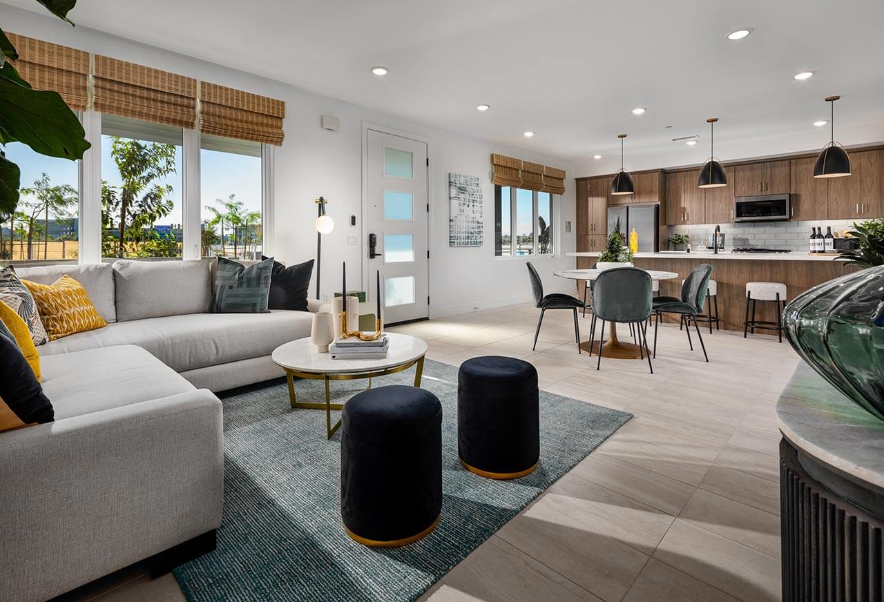 Terra at The Landing at Tustin Legacy Plan 3 won a Silver Award for Best Interior Merchandising of a Model Priced $600,000 to $700,000 at The Nationals in 2023